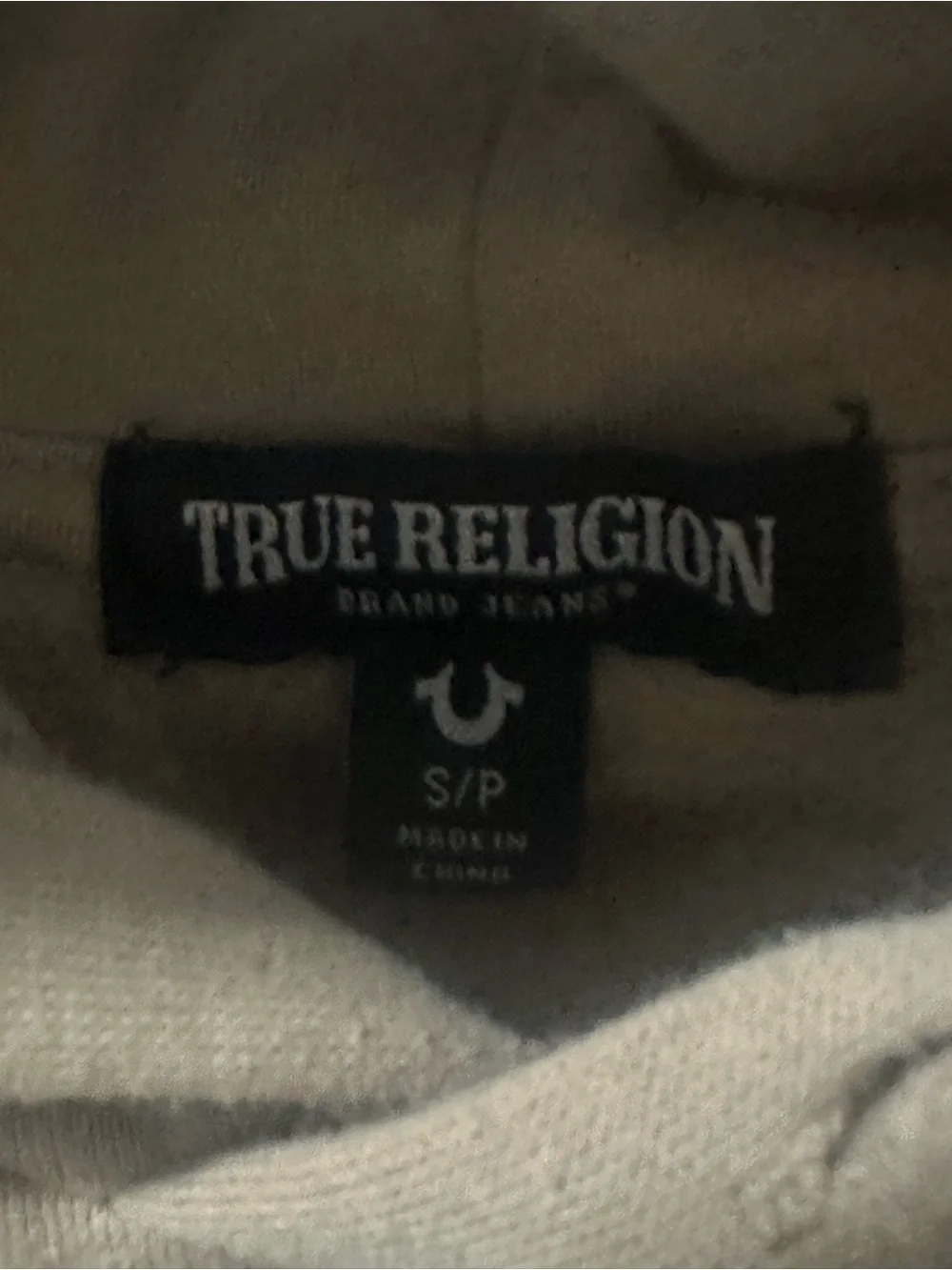 True Religion Tan Graphic Pullover Hoodie - Men